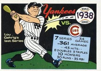 1970 Fleer World Series 035      1938 Yankees/Cubs#{(Lou Gehrig)